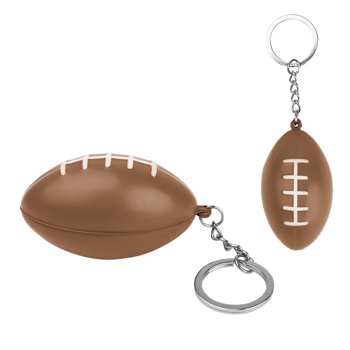 Football Stress Reliever Keychain view 3