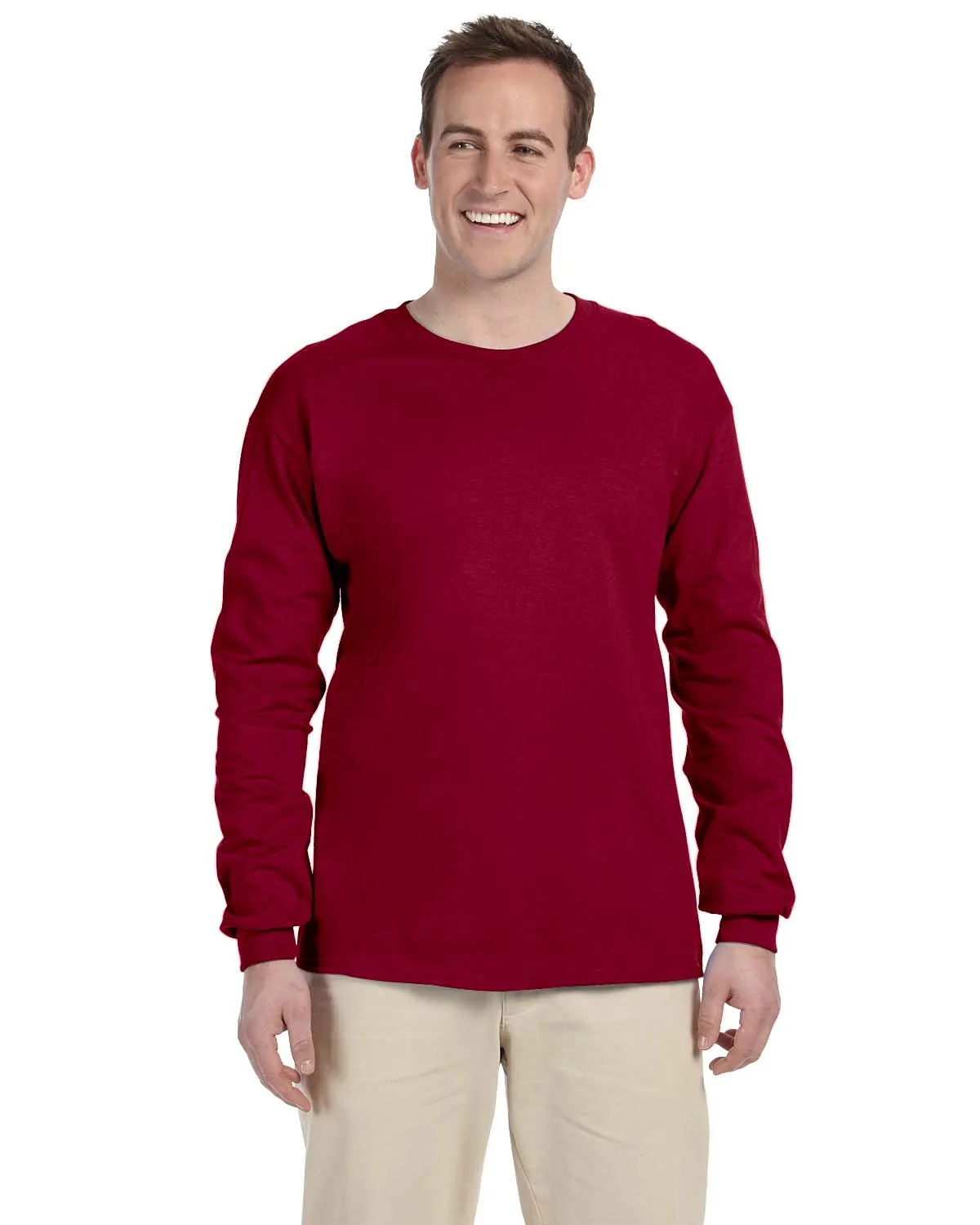 Gildan Adult Ultra Cotton® Long-Sleeve T-Shirt view 3