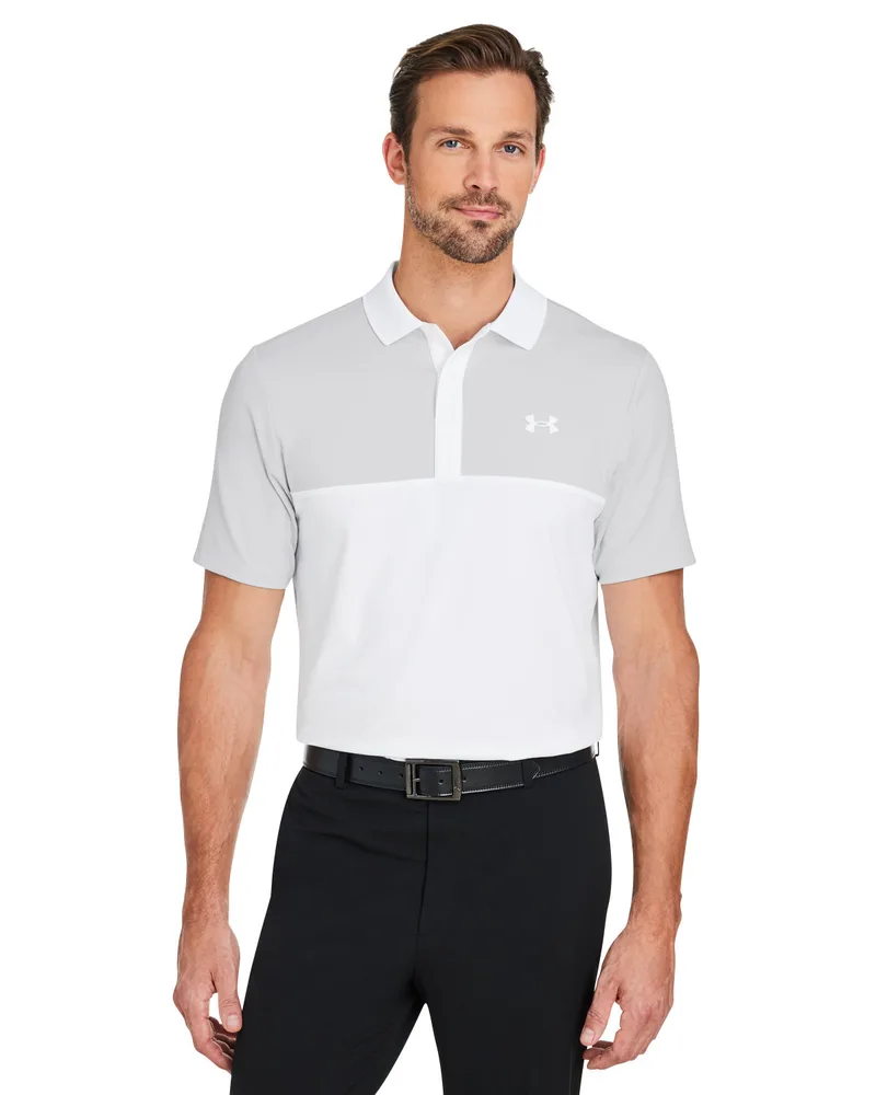 UNDER ARMOUR Men's Performance 3.0 Colorblock Polo view 2