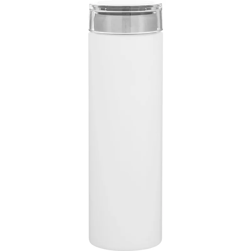 16.9 oz h2go Rocket Water Bottle (Matte White) view 2