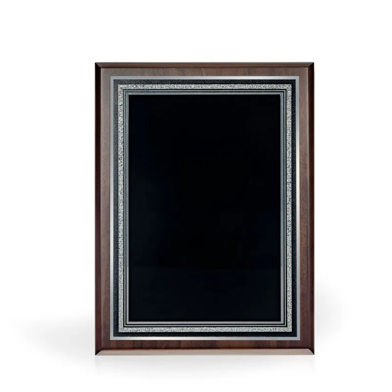 Weber Walnut Award Plaque, 9"x12" view 2