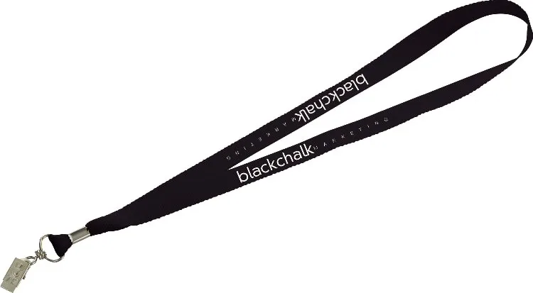 Lanyard with Bulldog Clip view 2