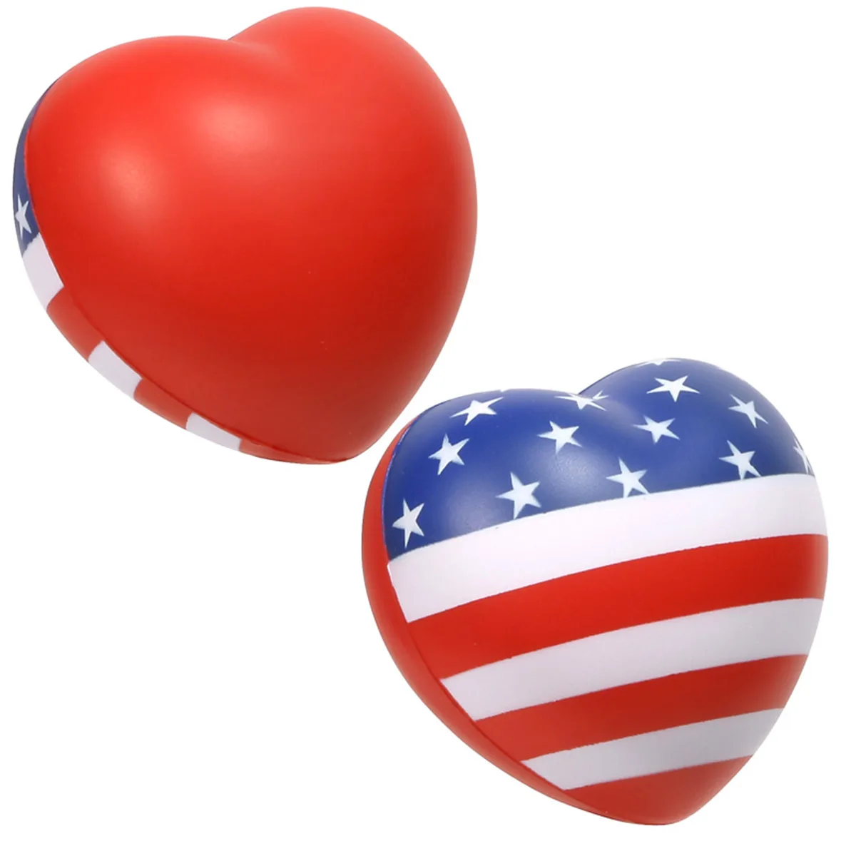 Patriotic Valentine Heart Stress Reliever view 2