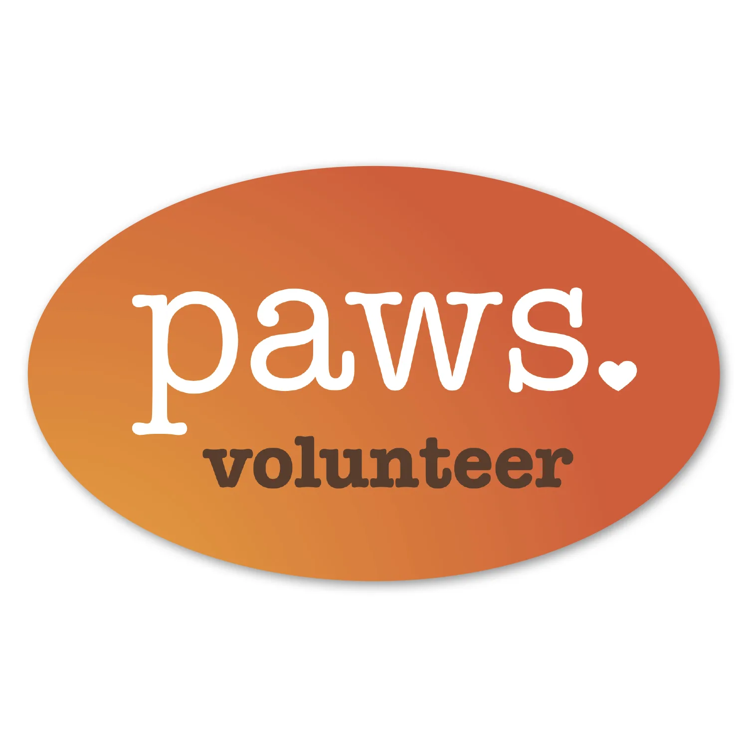 5 X 3" Oval Perm Bumper Sticker