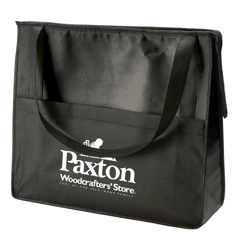 Prescott Non-Woven Zipper Tote Bag view 4