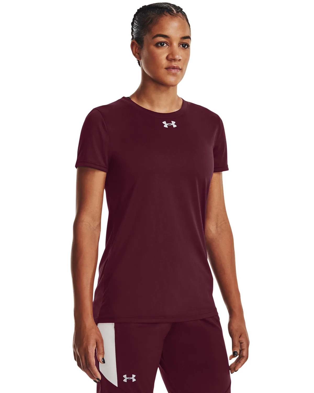 Maroon/ Wht _609