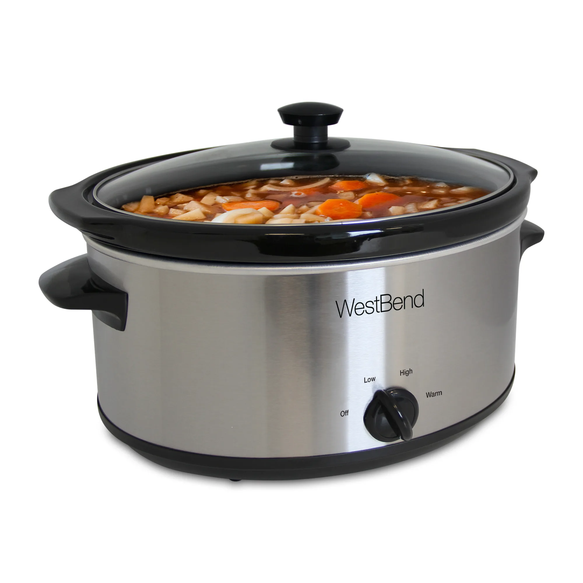 Legacy West Bend® - 6 Qt. Oval Stainless Steel Slow Cooker
