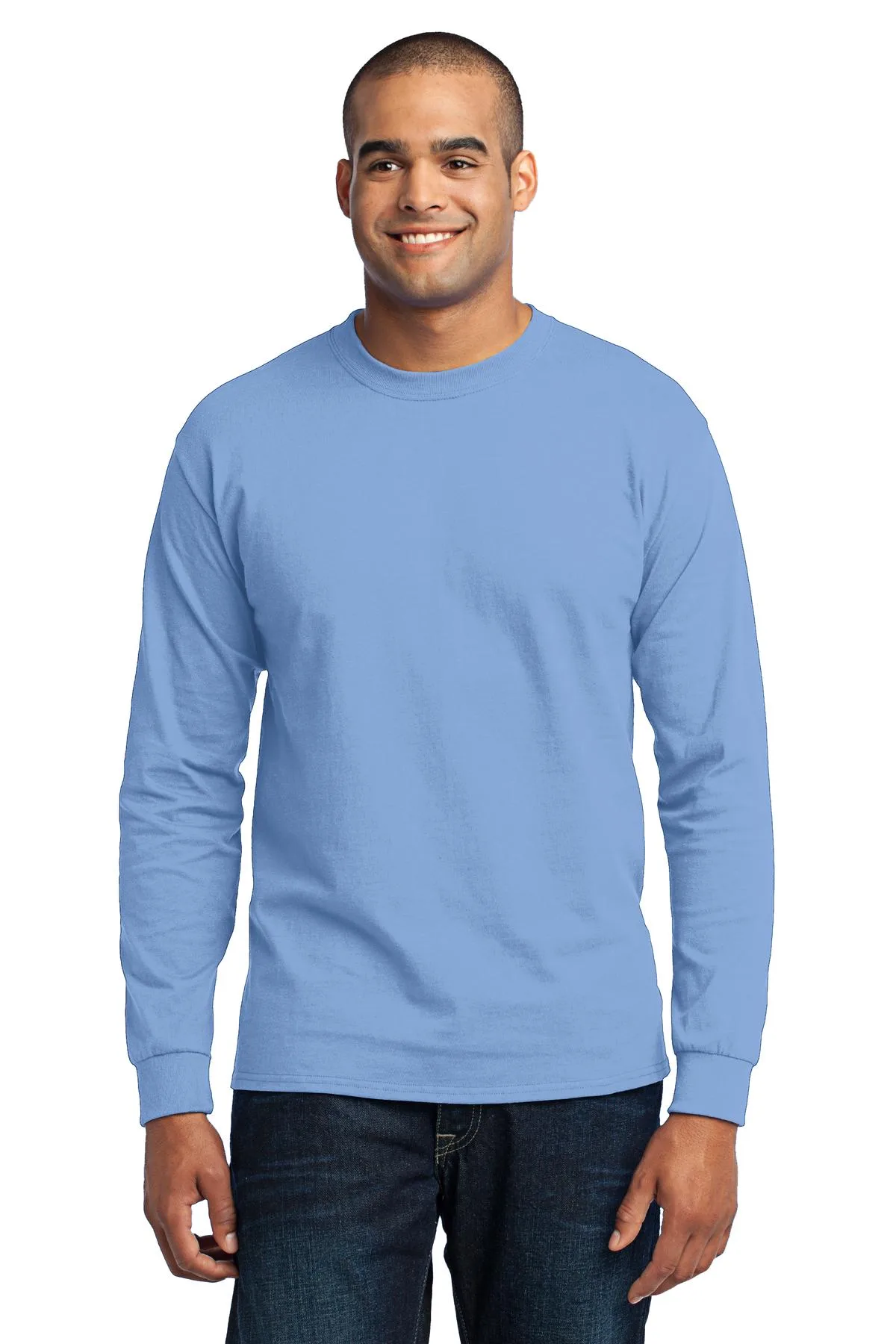 Port & Co™ Long Sleeve Core Blend Tee. view 5