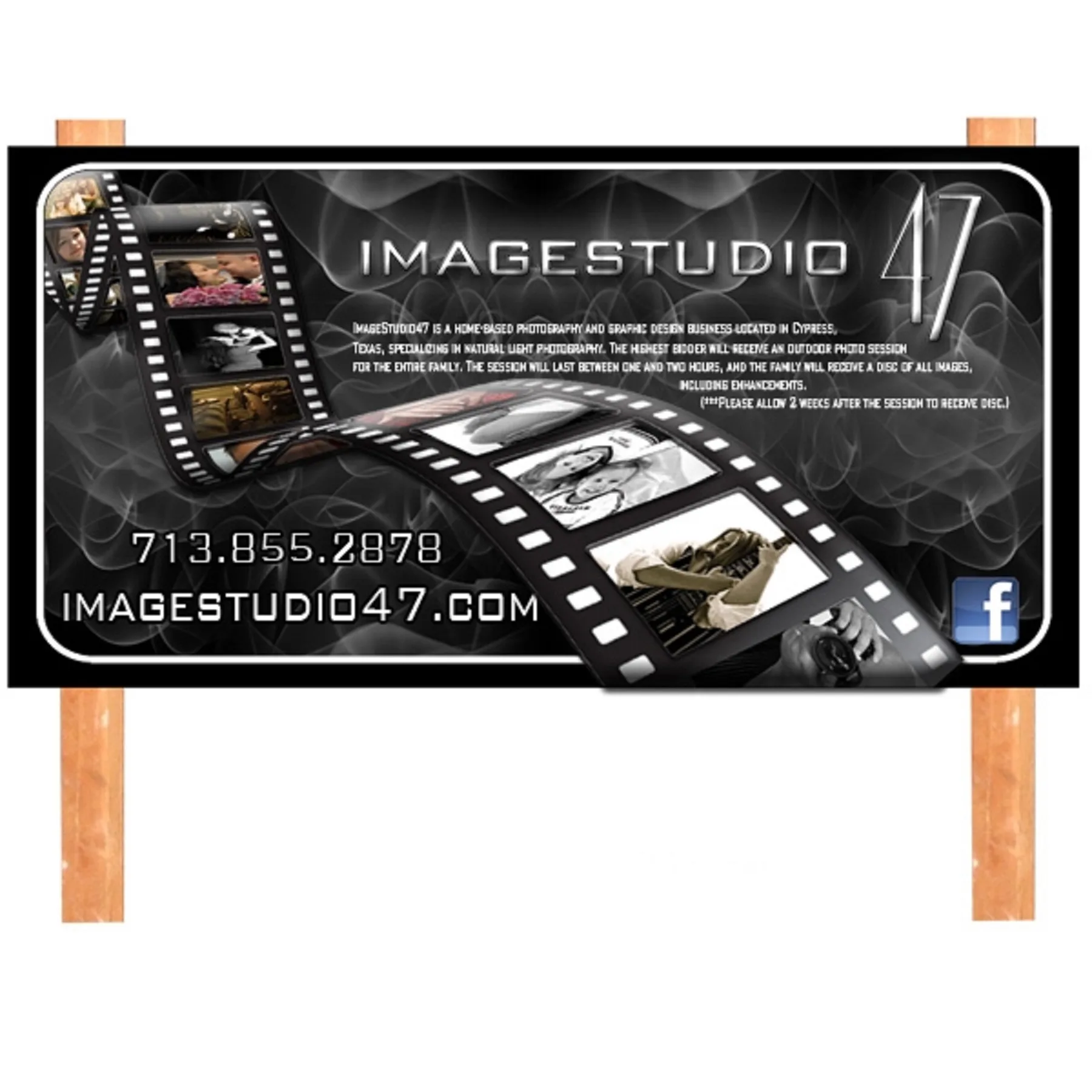 Ecopanel Sign 1 Side/Simple Text (4' x 8')