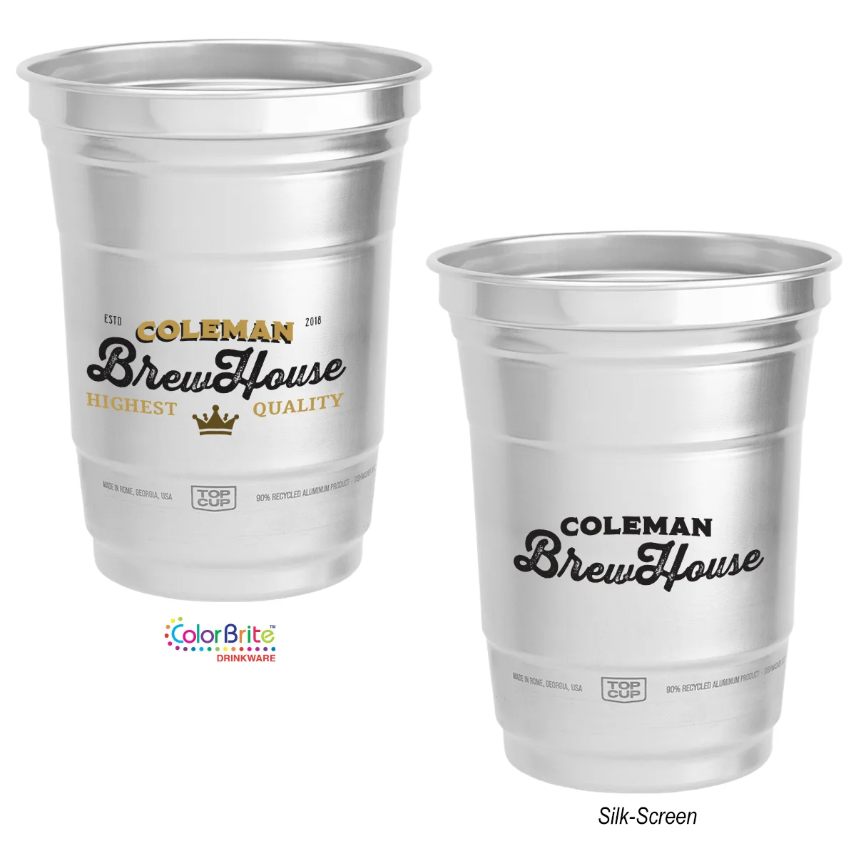 Top Cup By Ball™ 16 Oz. Aluminum Cup view 2