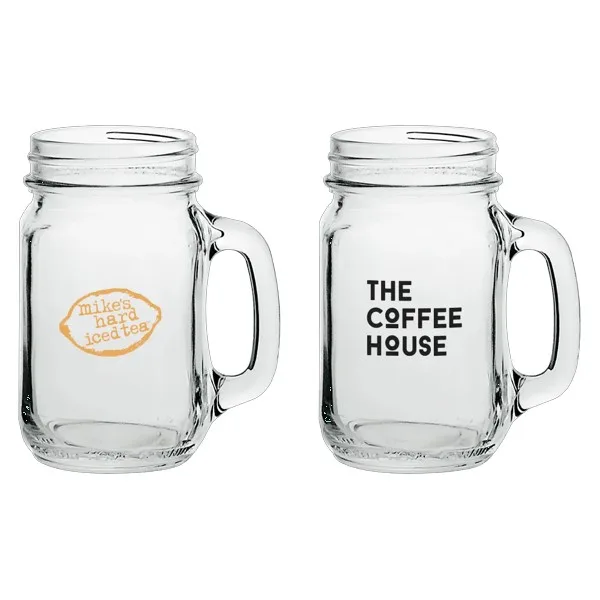 16 oz Mason Jars with Handles