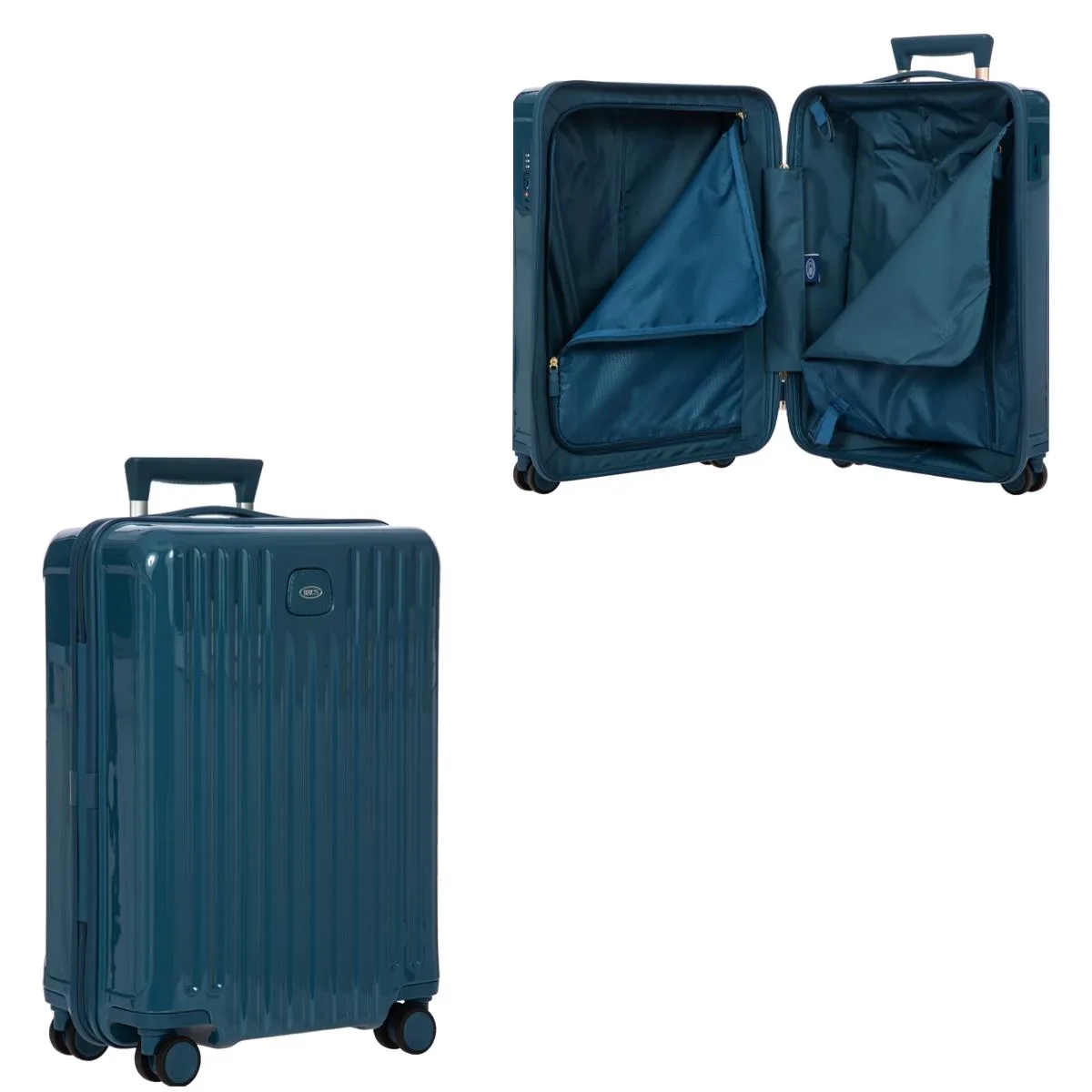 Bric's Positano 21" Spinner Luggage - Sea Blue