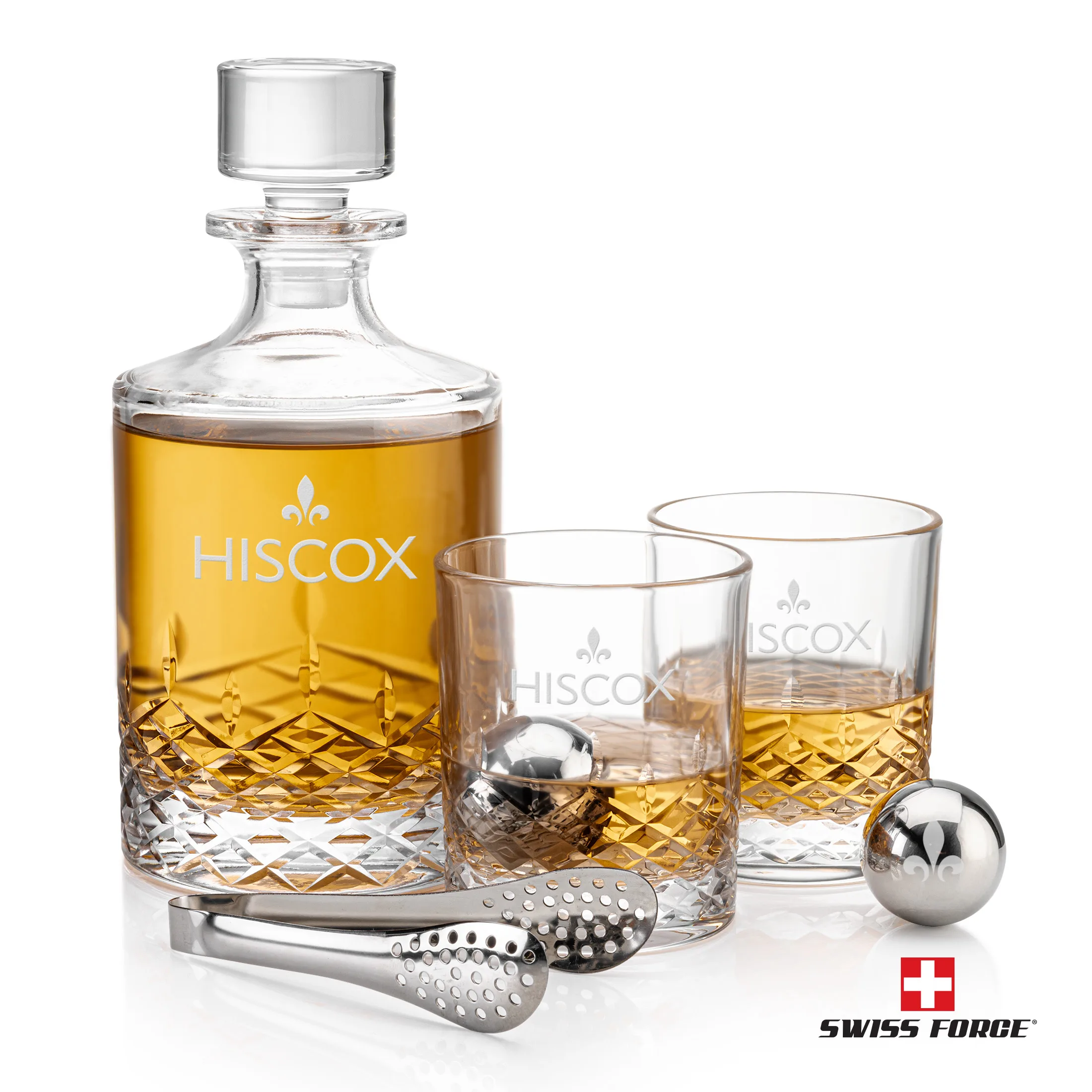 Whiskey Ball Set, Laser Engraving