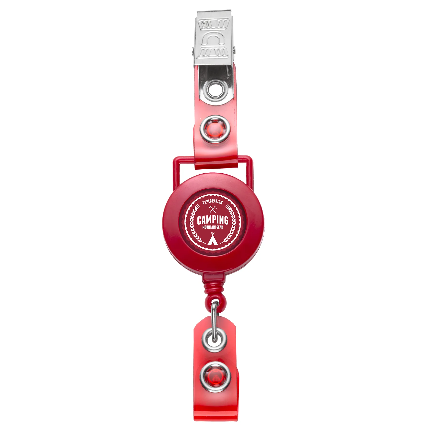 Square Hanger Retractable Badge Reel view 5