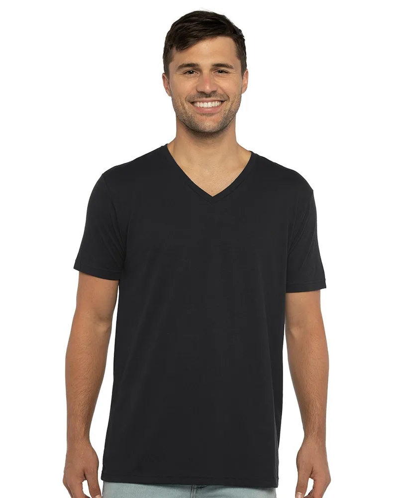 Next Level Apparel® Men's Sueded V-Neck T-Shirt view 2