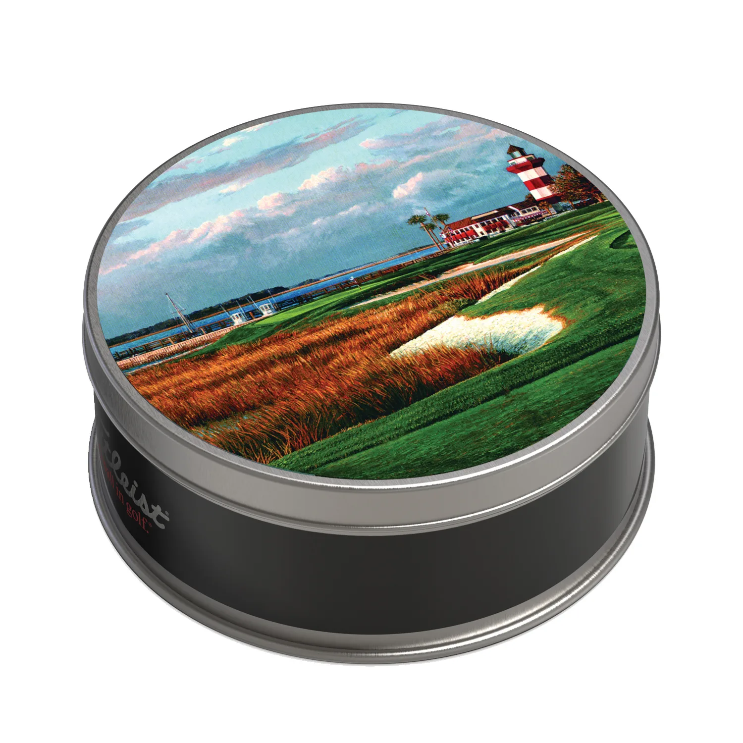 White/Silver Closed Tin