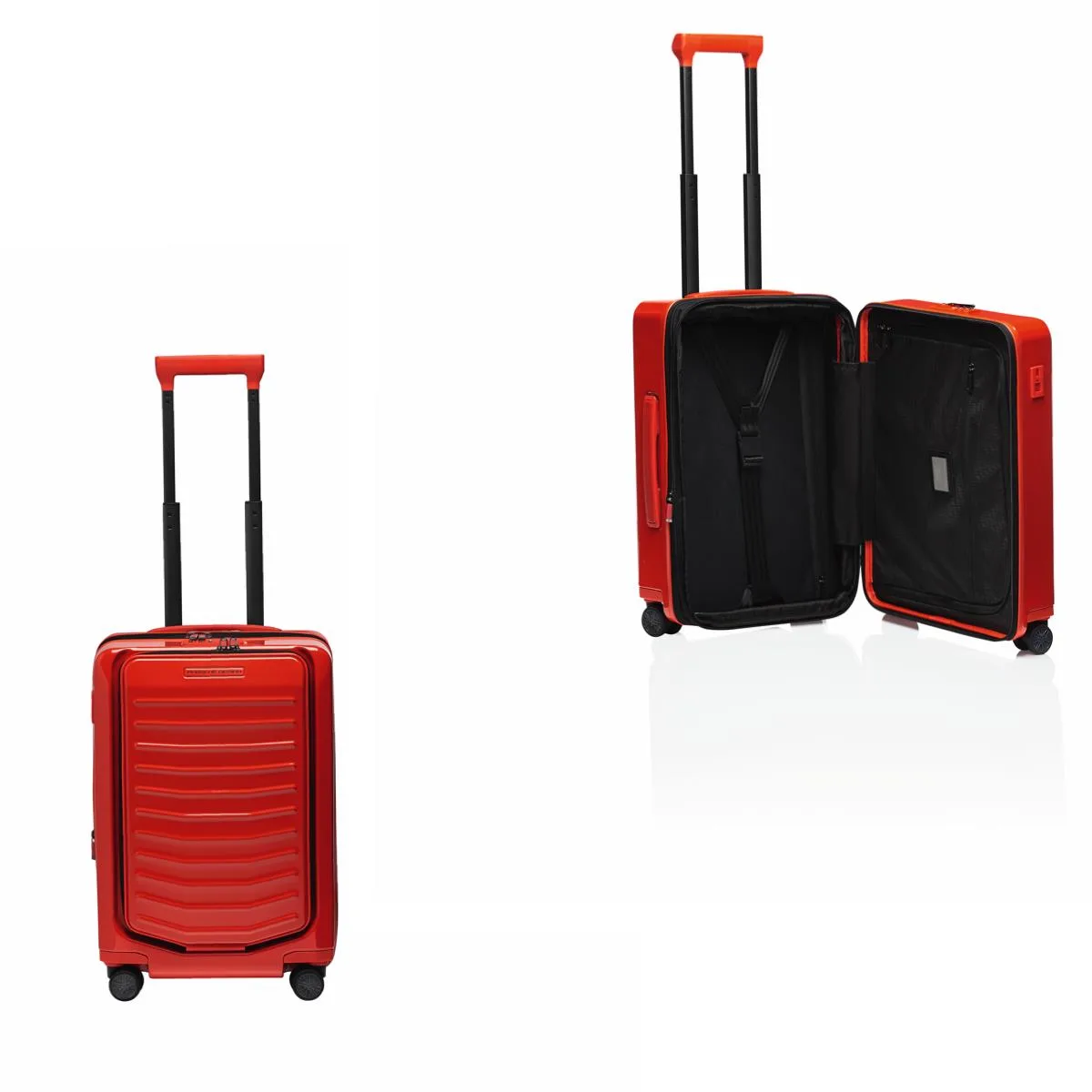 Bric's Porsche Roadster By Bric's 21" Expandable Spinner Luggage - Lava Orange