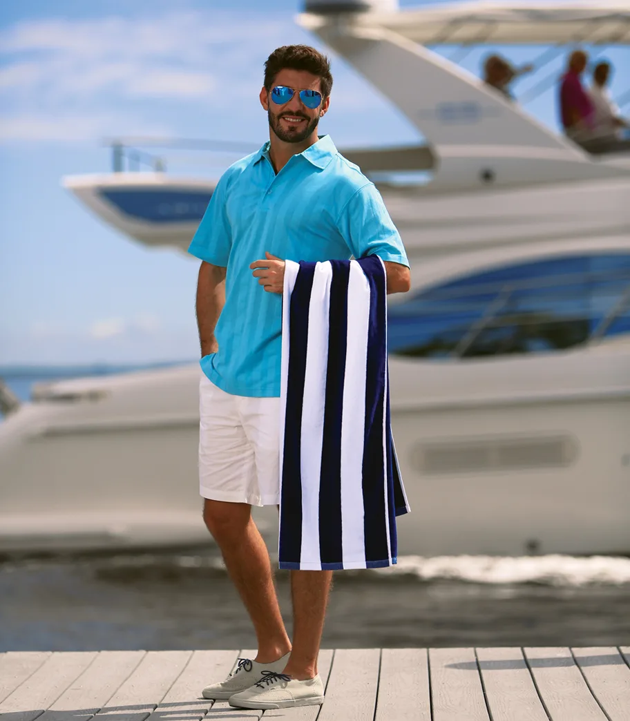 Midweight Cabana Beach Towel (Screen Printed)