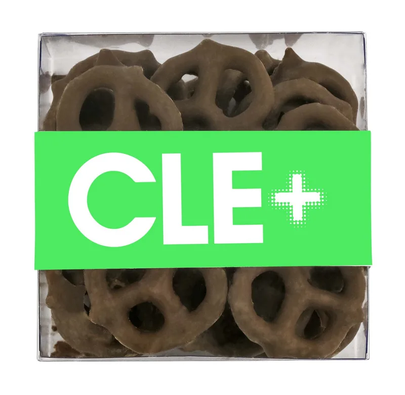 Square Acetates Milk Chocolate Mini Pretzels
