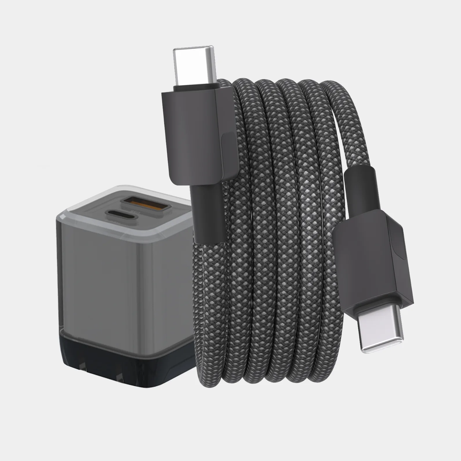 MagCord - 3' Tangle-Free Magnetic 60W GaN Cable view 2