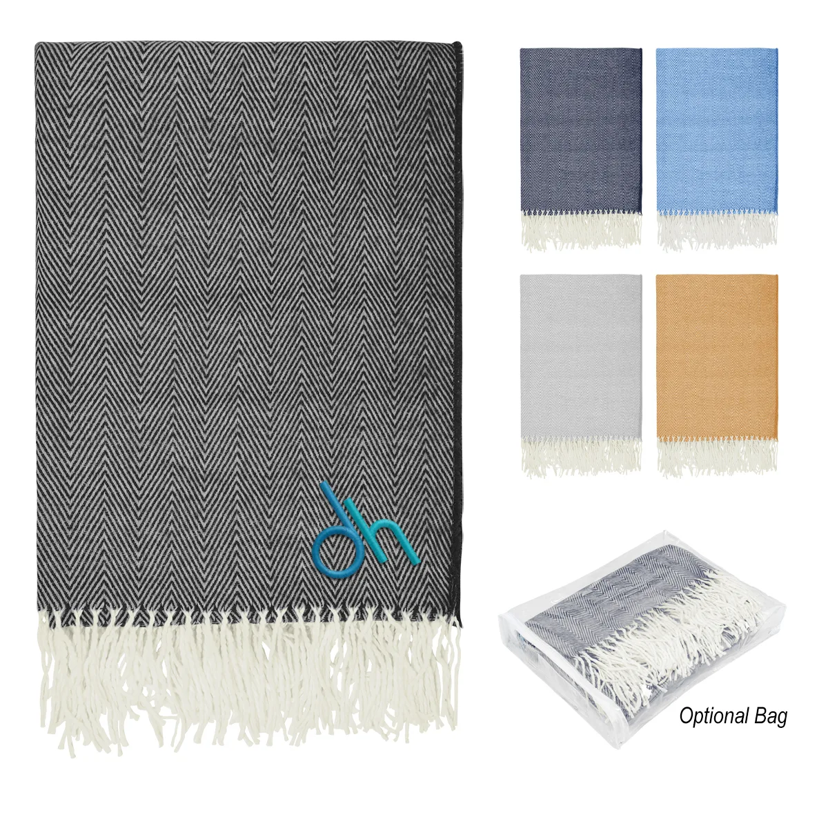 Eastport Herringbone Blanket view 2