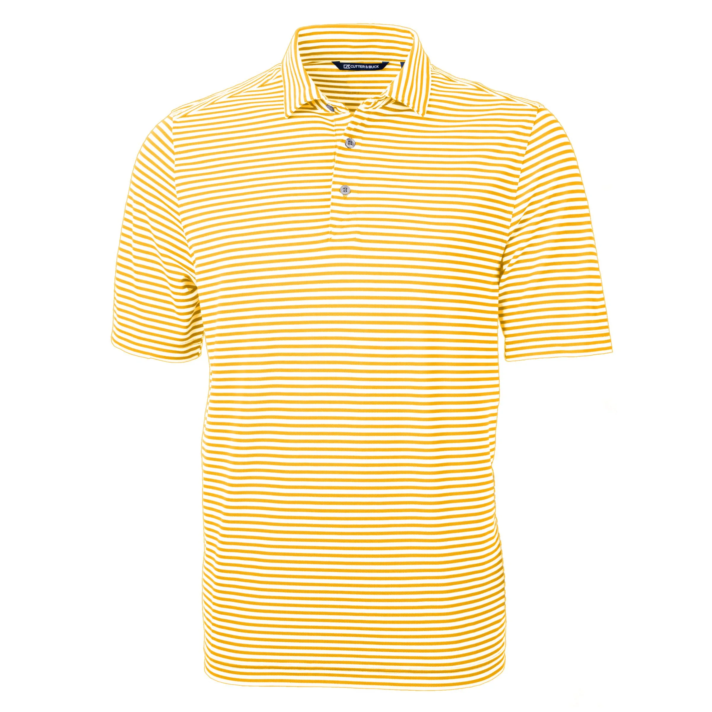 Cutter & Buck Virtue Eco Pique Stripe Recycled Mens Polo view 4