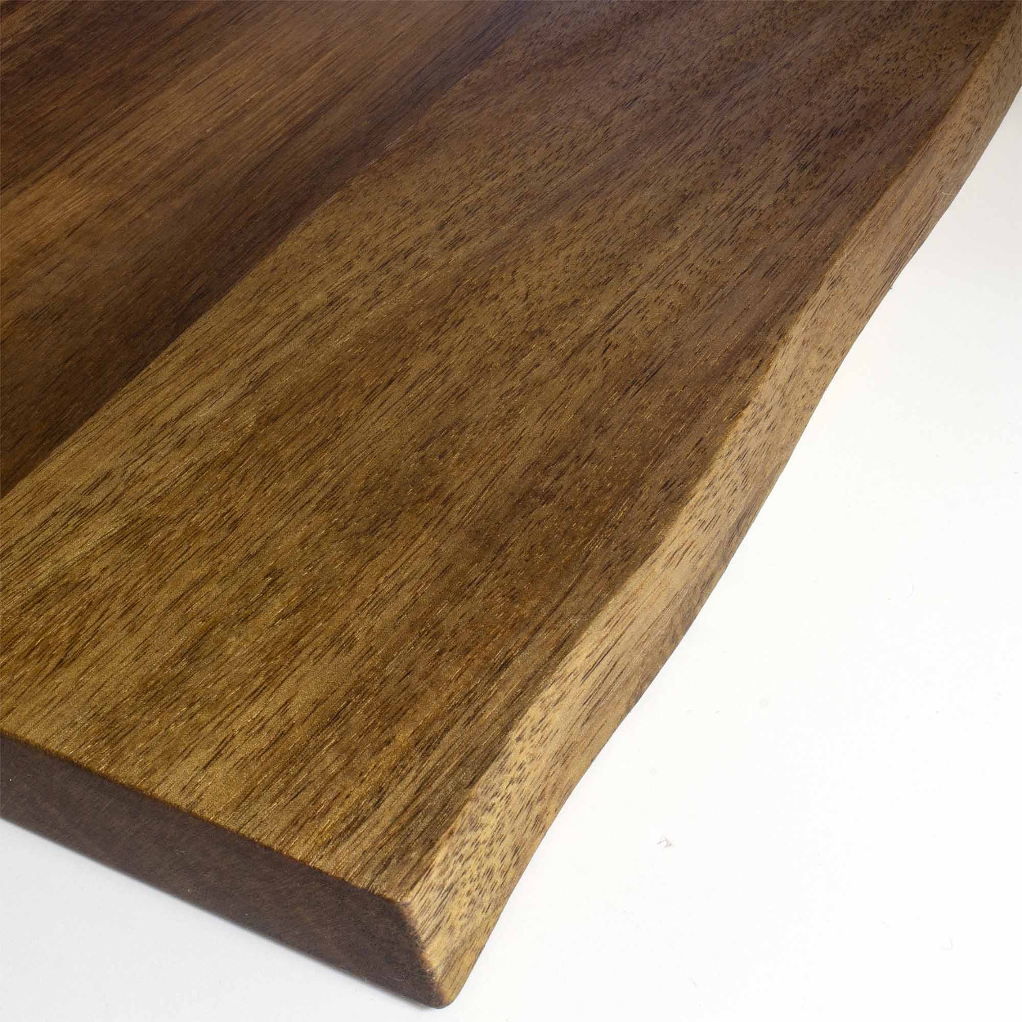 13" Acacia Cutting Board with Natural Style Edges view 3