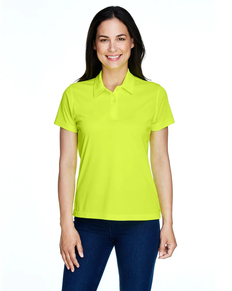Team 365 Women's Command Snag-Protection Colorblock Polo Shirt view 2