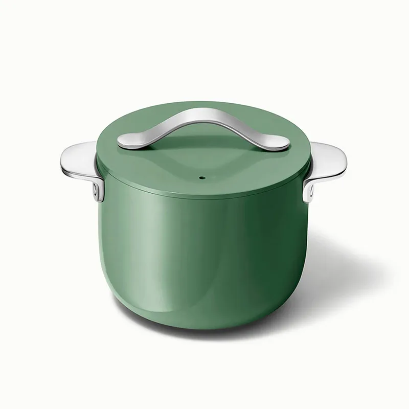 Caraway 2Qt Nonstick Ceramic Petite Cooker W/ Lid Sage