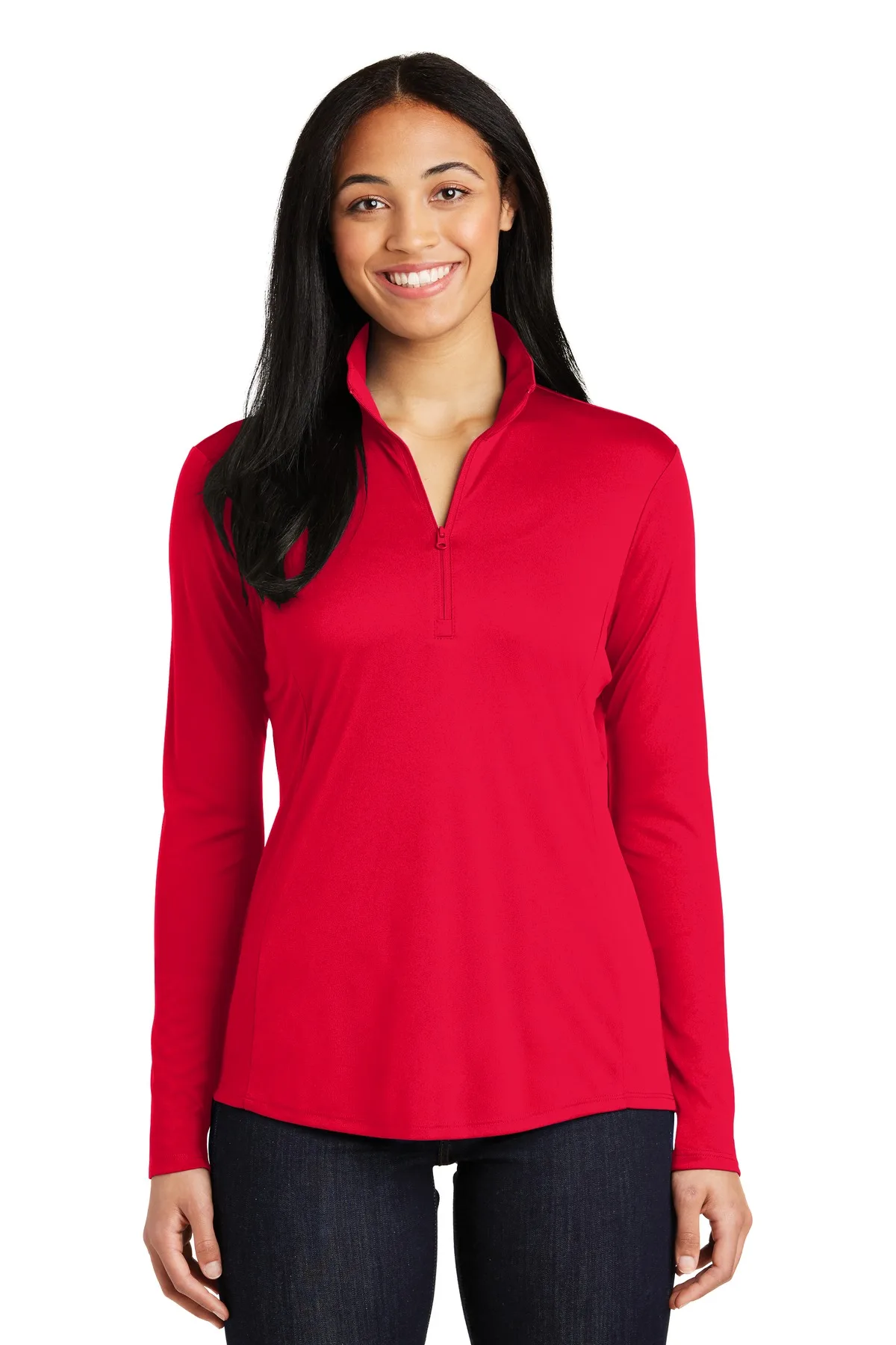 Sport-Tek® Women's PosiCharge® Competitor™ 1/4-Zip Pullover. view 4