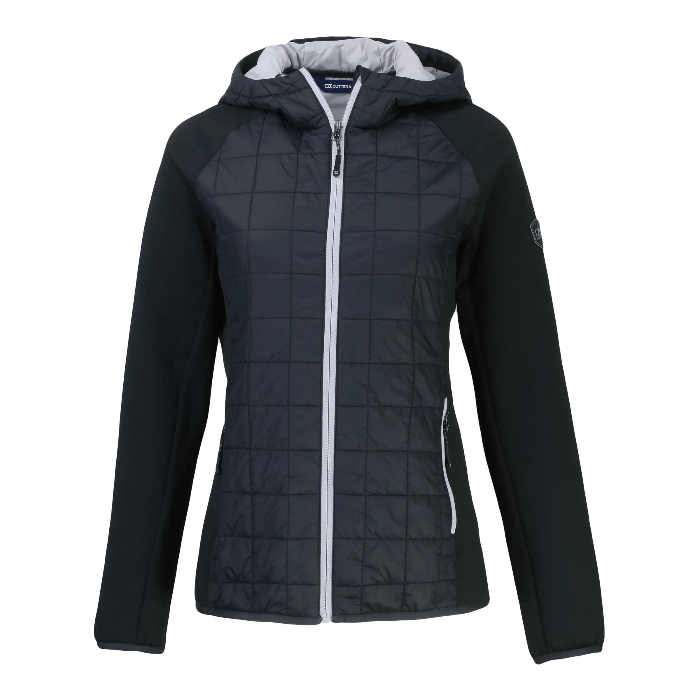 Cutter & Buck Rainier Primaloft Eco Womens Full Zip Hybrid Jacket view 2