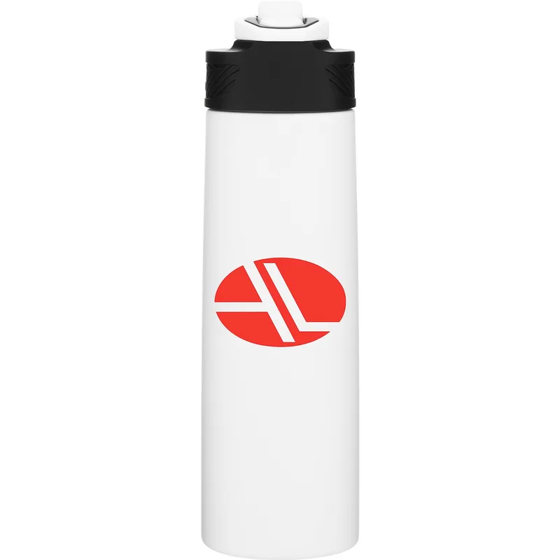 24 oz h2go Watson Water Bottle (Matte White)