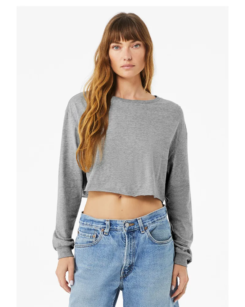 BELLA+CANVAS Ladies' Cropped Long-Sleeve T-Shirt