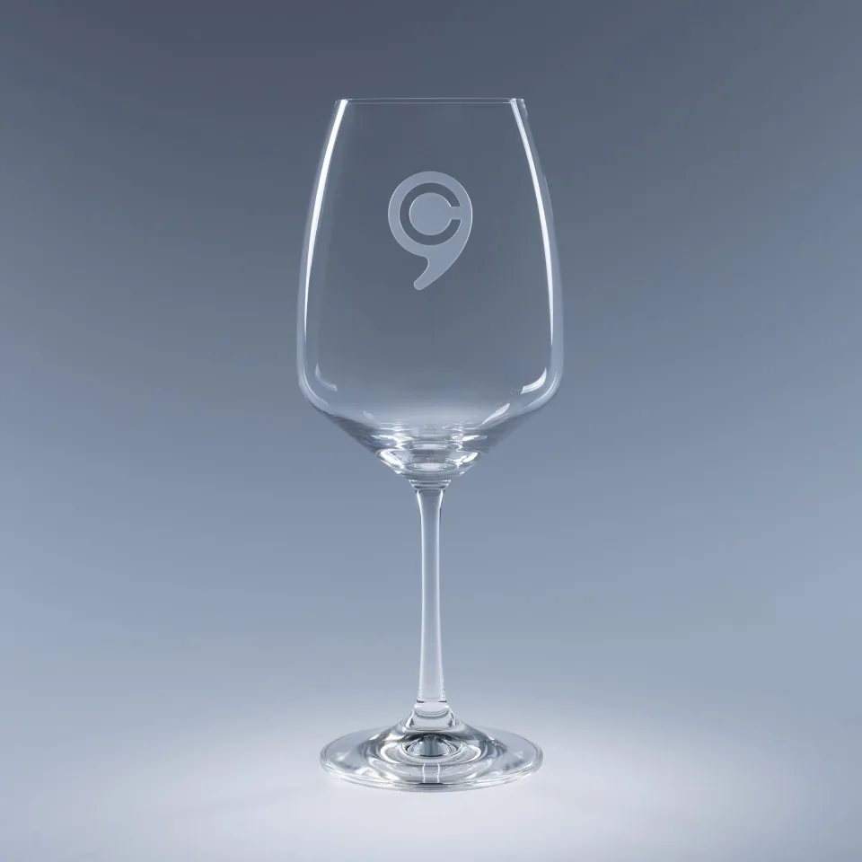 Fleur Red Individually Boxed Wine Glass