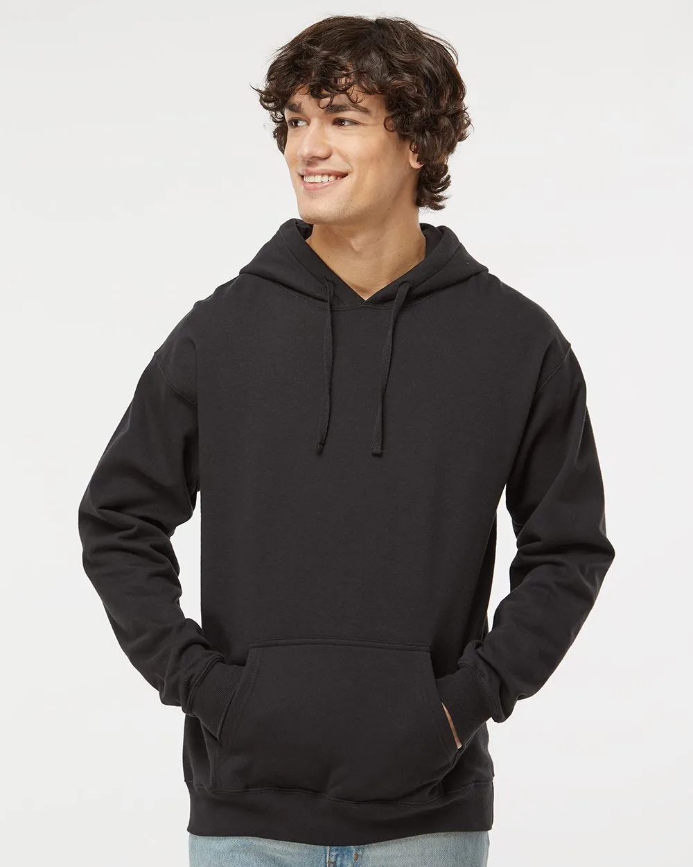 Hanes® Unisex Perfect Sweats Hooded Sweatshirt view 2