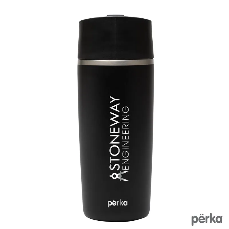 Perka Macchiato 12 oz. Double Wall Coffee/Tea Press Tumbler view 2