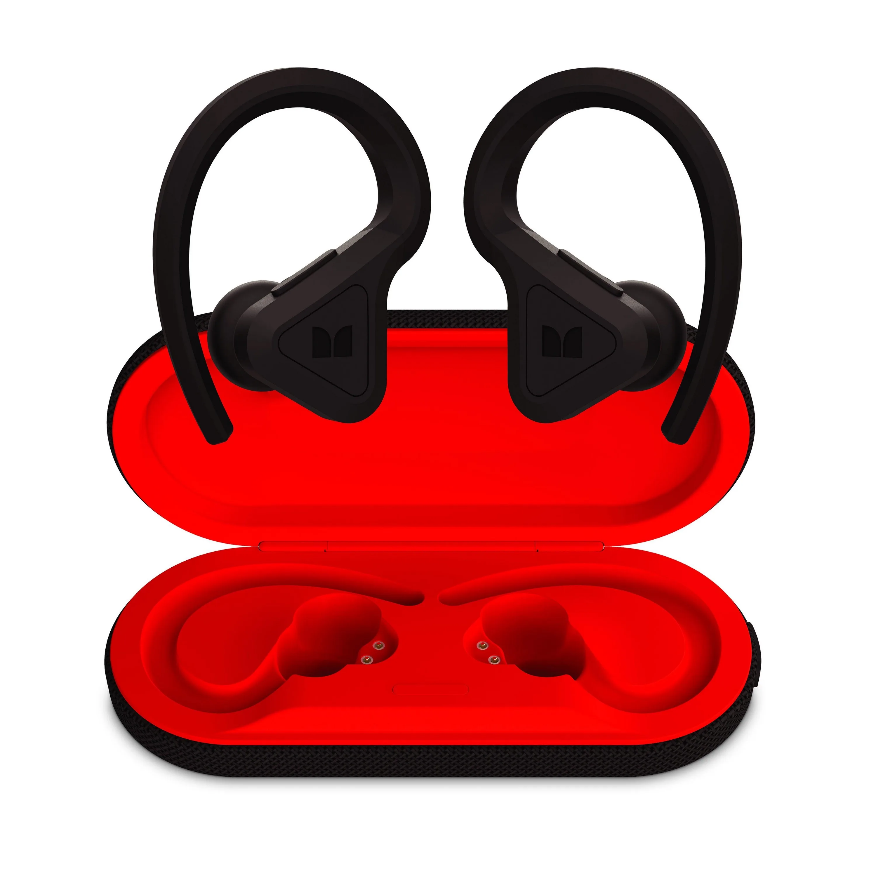Monster Dna Fit Sport Anc True Wireless Earbuds Black & Red