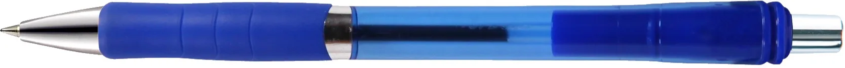 Translucent Blue/Silver Blank Back View