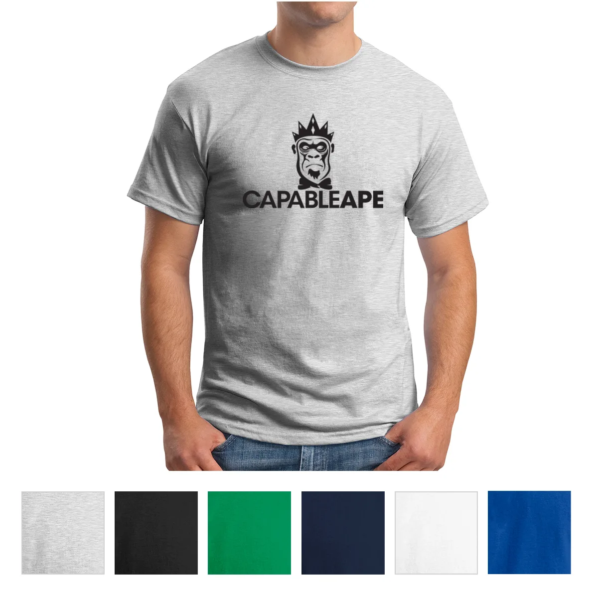 Hanes® - Ecosmart® 50/50 Cotton/poly T-shirt