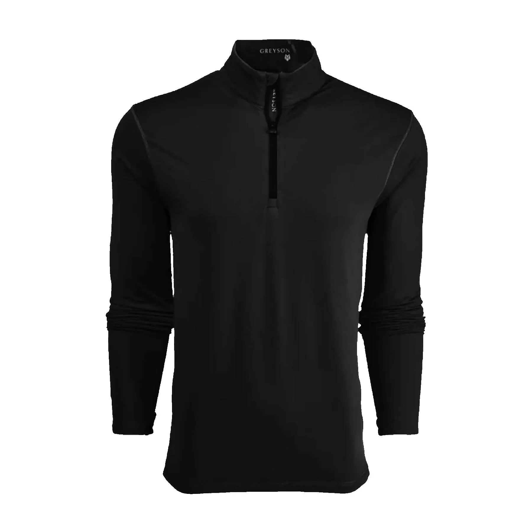 Greyson Tate Mock Neck Quarter-Zip - Shepherd Black