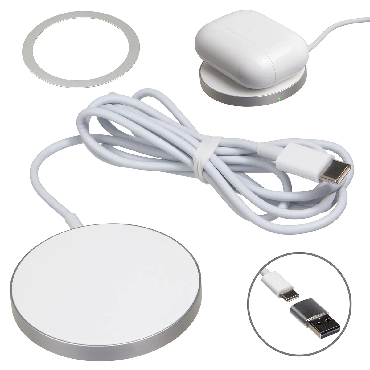 Magport 15W Magnetic Wireless Charging Pad view 2