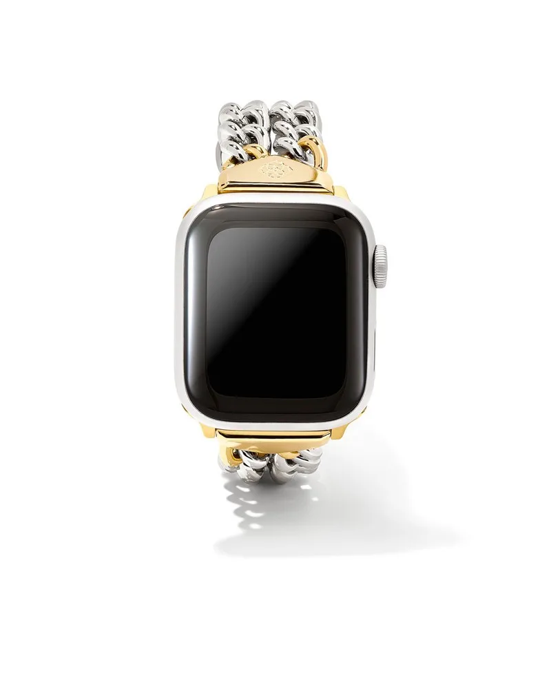 Kendra Scott Whitley Two Tone Double Chain Watch Band