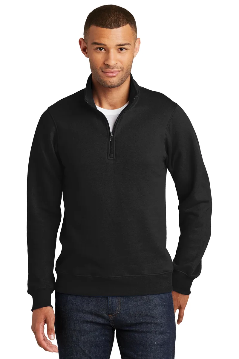Port & Co™ Fan Favorite Fleece 1/4-Zip Pullover Sweatshirt. view 4
