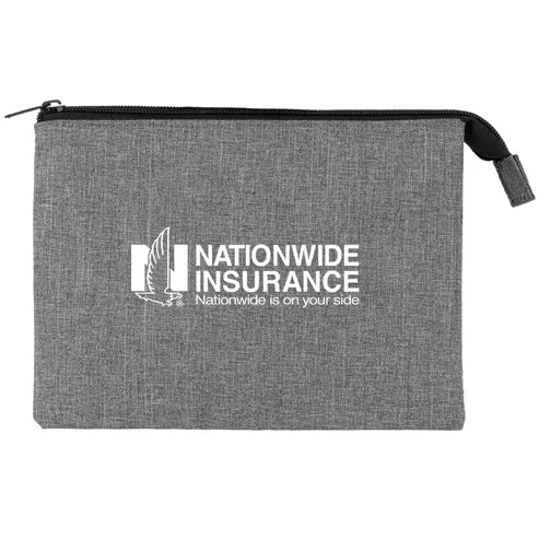 Heathered Reusable 3-Pocket Eva Pouch view 2
