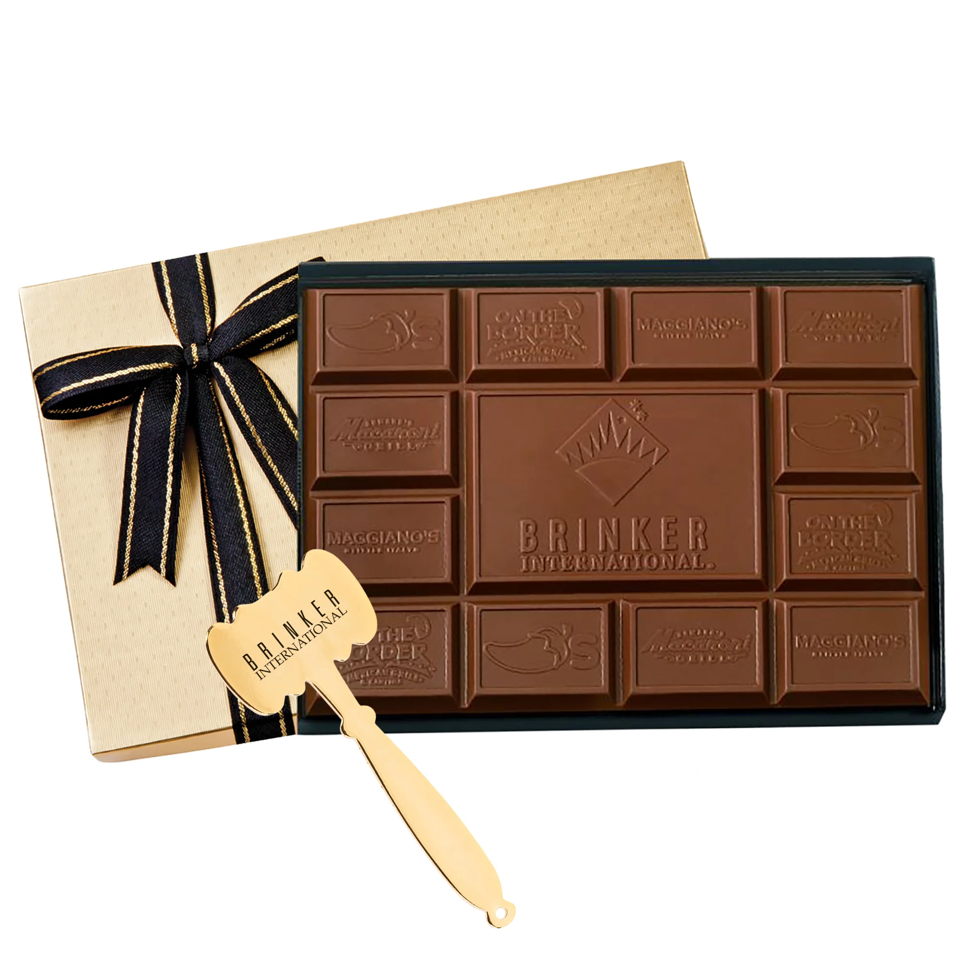 Large 13 Section Molded Chocolate Bar view 2