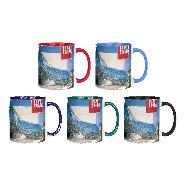 Barcelona 11oz Two Tone Mugs-Inner Handle color