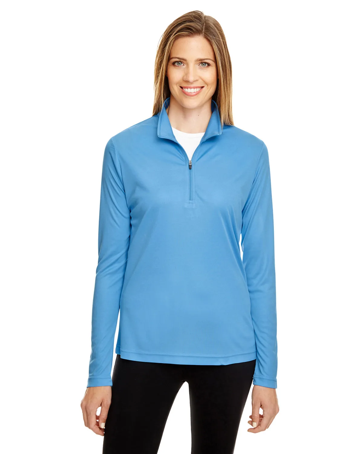 Team 365 Women's Zone Performance Quarter-Zip Pullover Sweater view 6