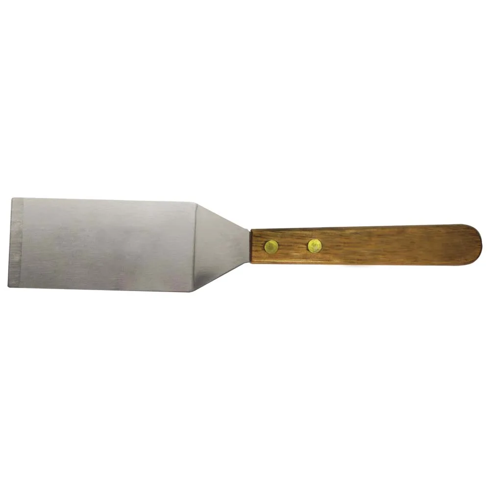 Wood Handle Solid Spatula view 2