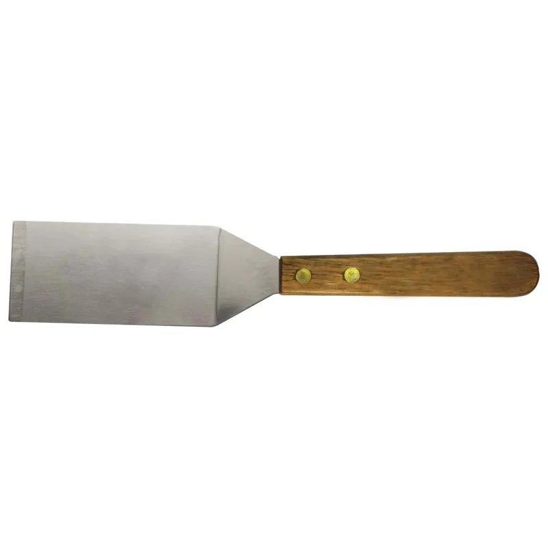 Wood Handle Solid Spatula view 2
