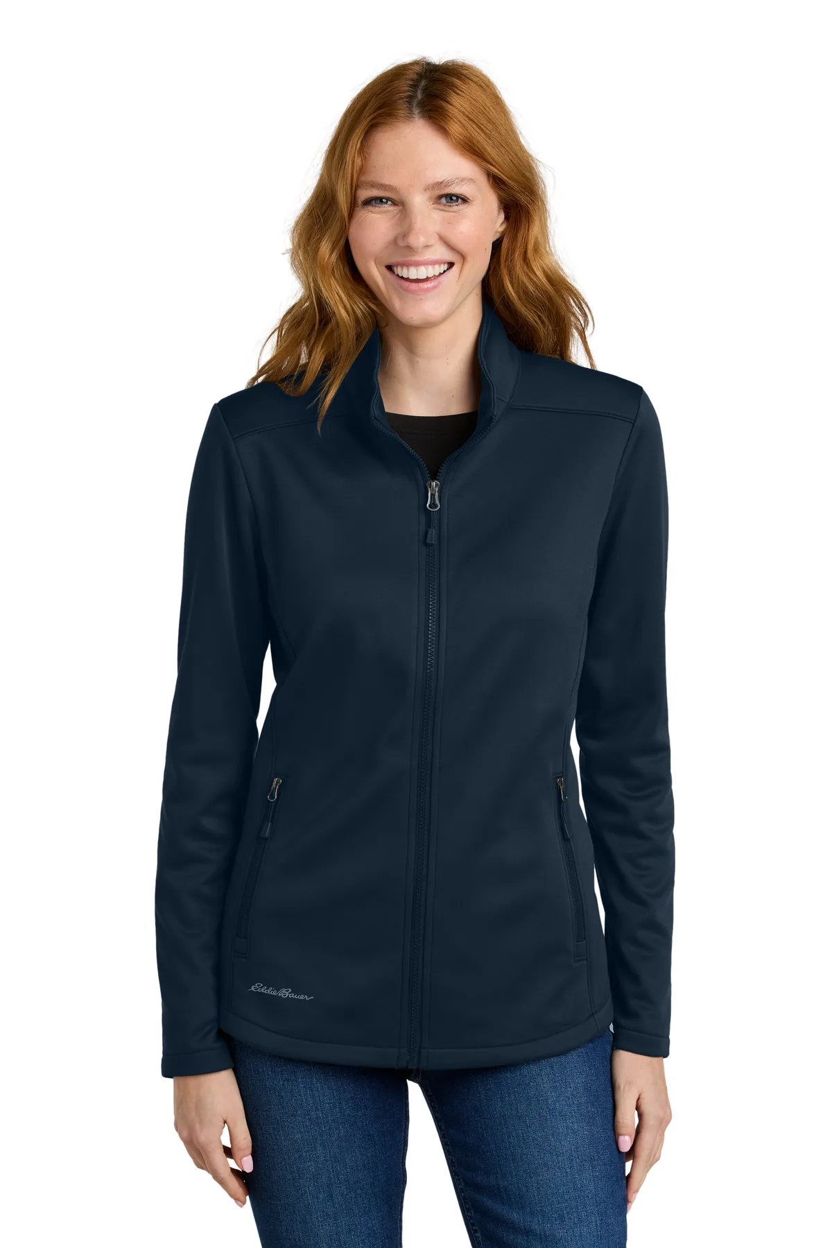 Eddie Bauer® Women's Smooth Mid Layer Fleece Full-Zip view 3